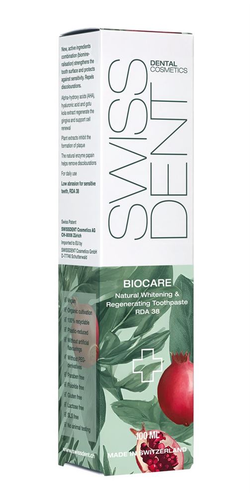 SWISSDENT Biocare pâte dentifrice