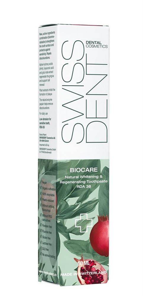 SWISSDENT Biocare pâte dentifrice