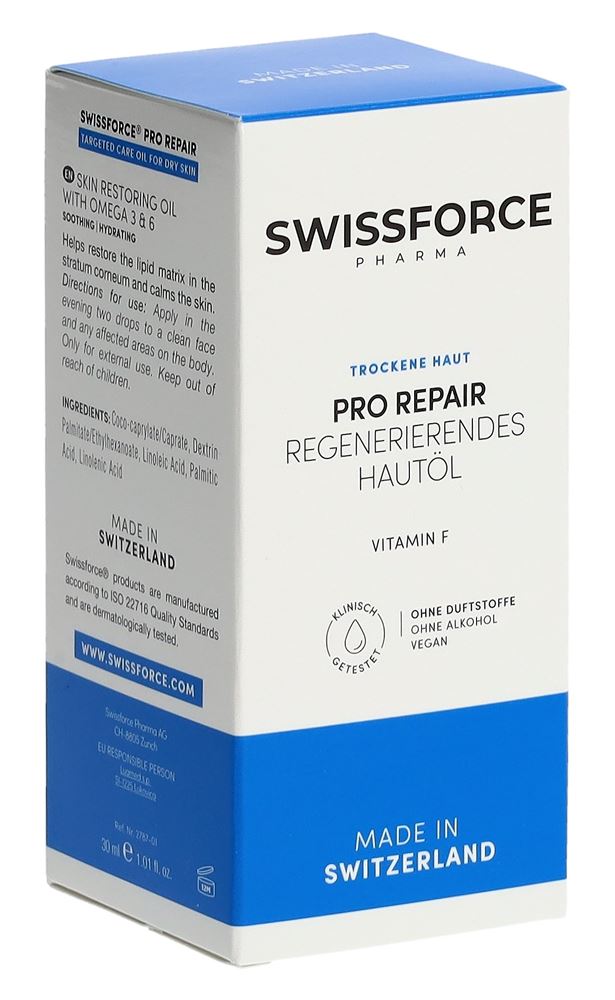 SWISSFORCE Regenerierendes Hautöl