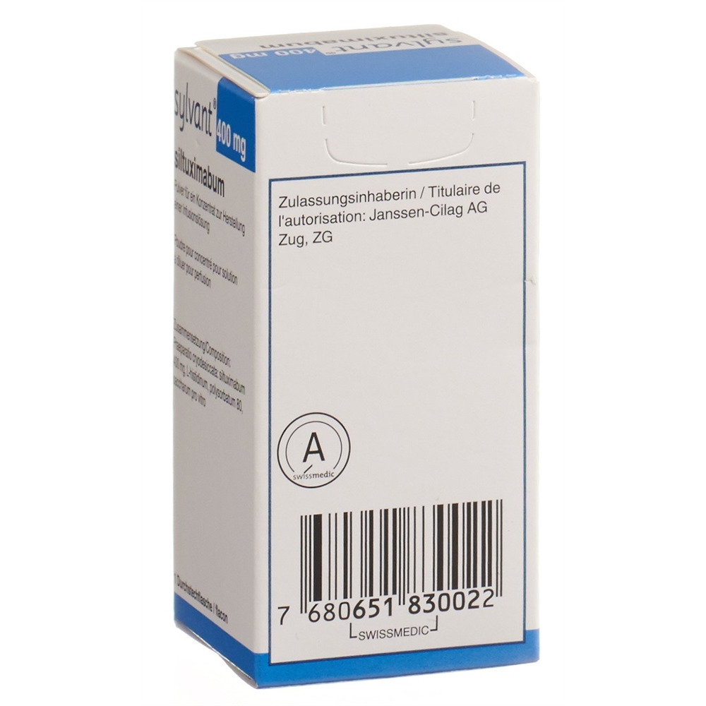 SYLVANT subst sèche 400 mg flac 1 pce, image 2 sur 2