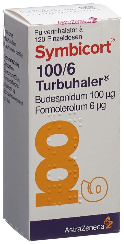 SYMBICORT 100/6 Turbuhaler, Hauptbild