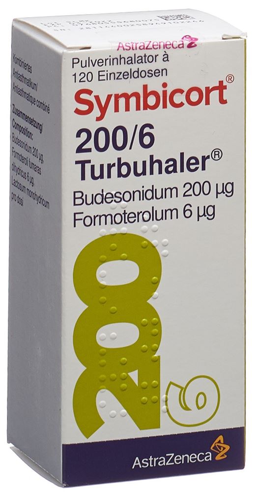 SYMBICORT 200/6 turbuhaler, image principale