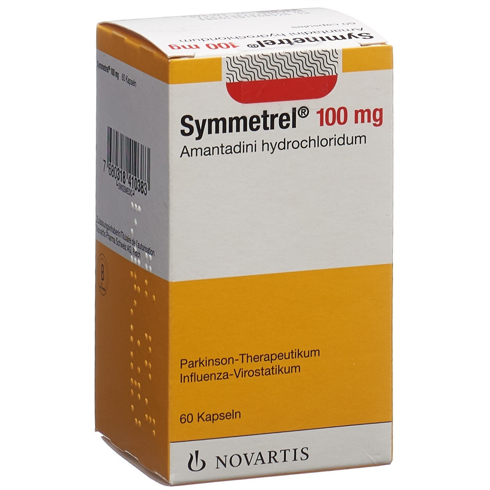 SYMMETREL caps 100 mg bte 60 pce, image principale