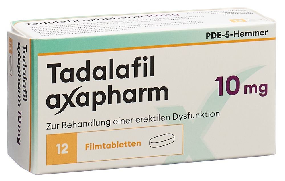 TADALAFIL axapharm 10 mg, Hauptbild