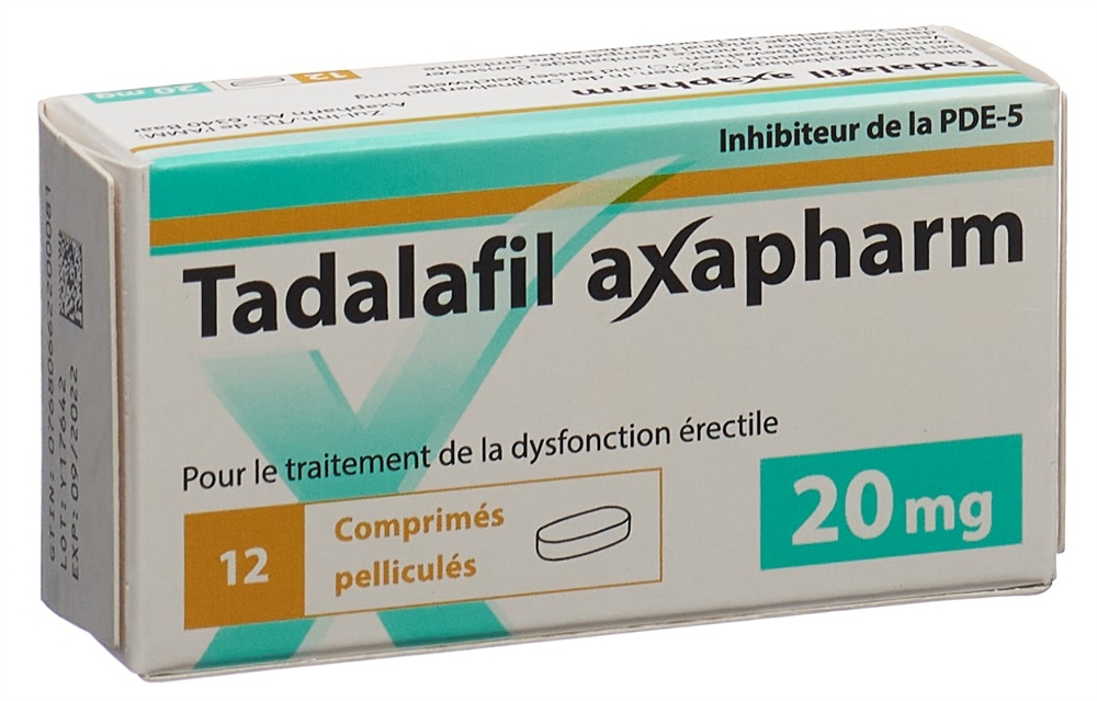 TADALAFIL axapharm 20 mg, Bild 2 von 2