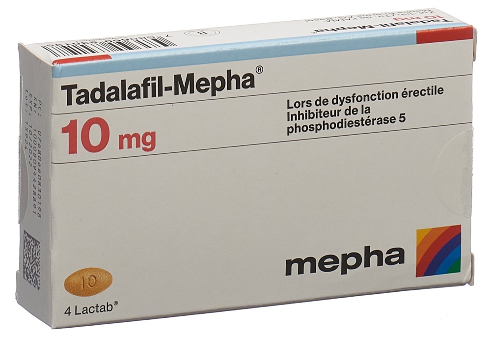 TADALAFIL Mepha 10 mg, image 2 sur 2