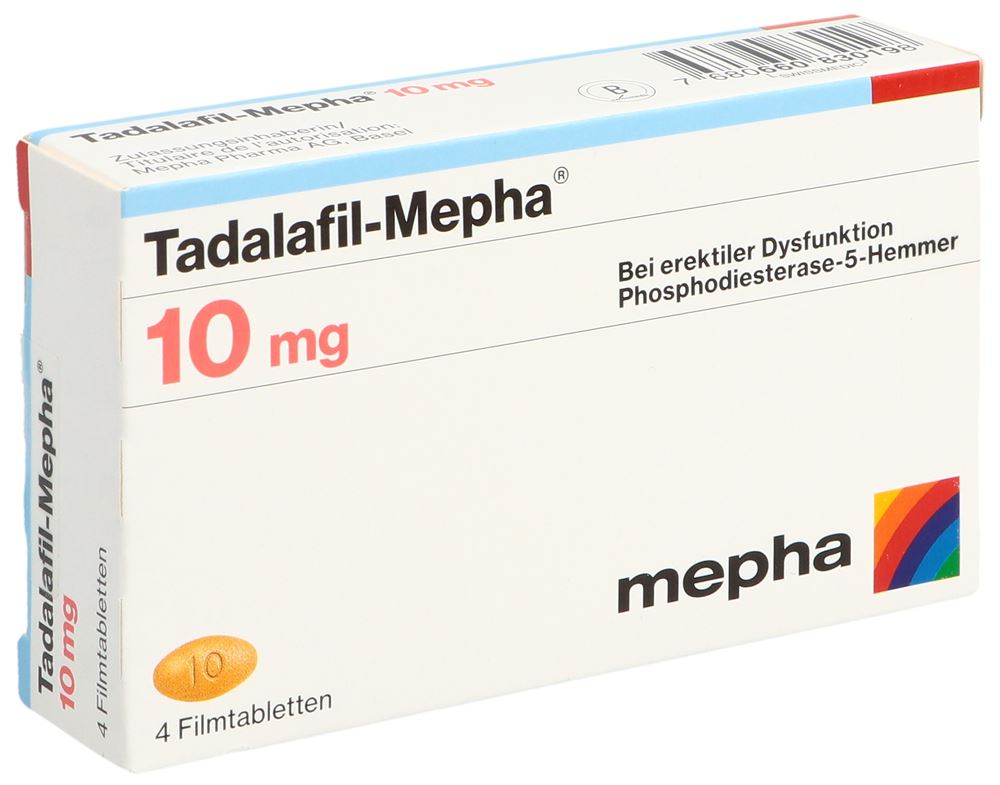 TADALAFIL Mepha 10 mg, image principale