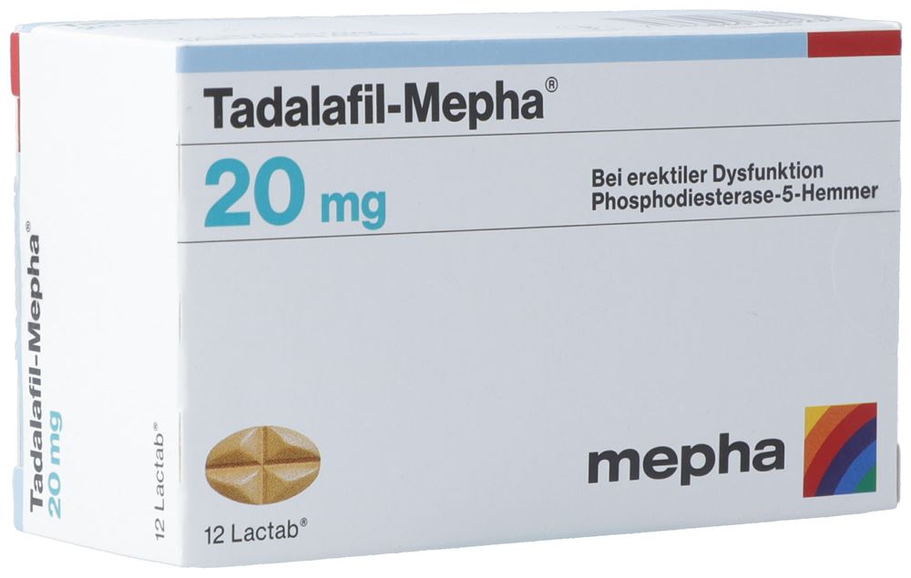 TADALAFIL Mepha 20 mg, Hauptbild