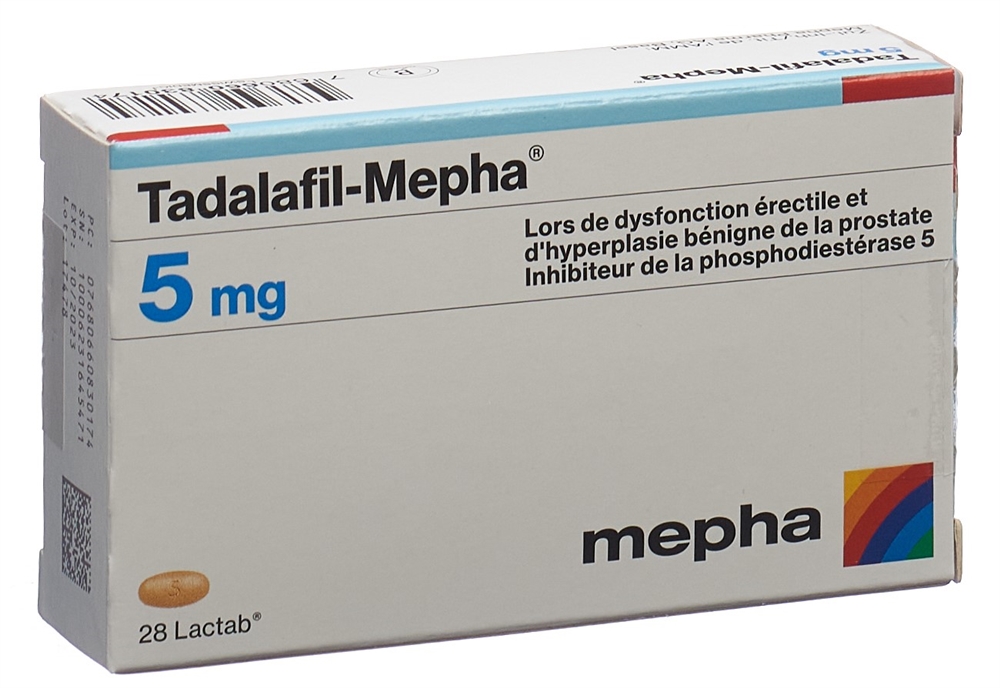 TADALAFIL Mepha 5 mg, Bild 2 von 2