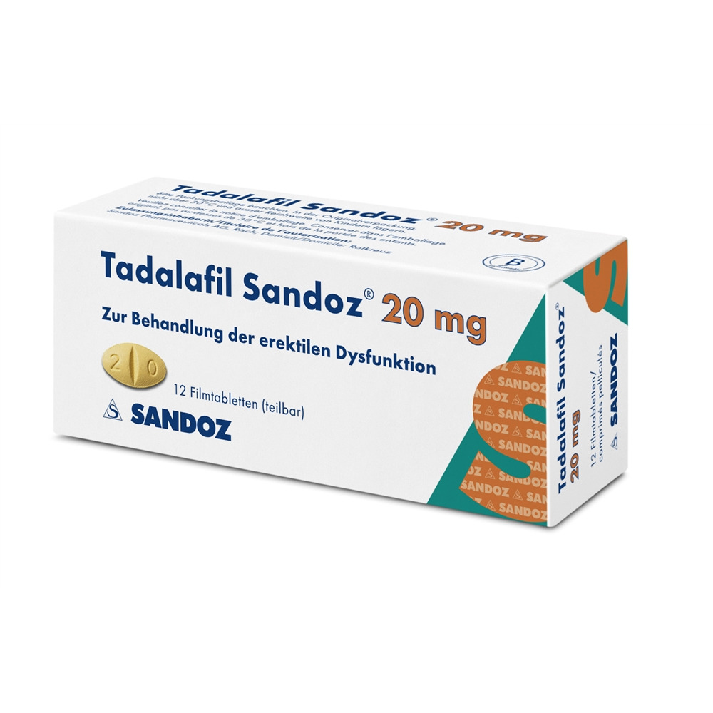 TADALAFIL Sandoz 20 mg