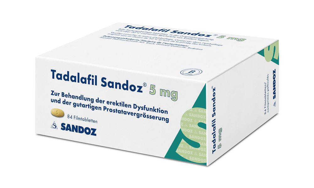 TADALAFIL Sandoz 5 mg, image principale