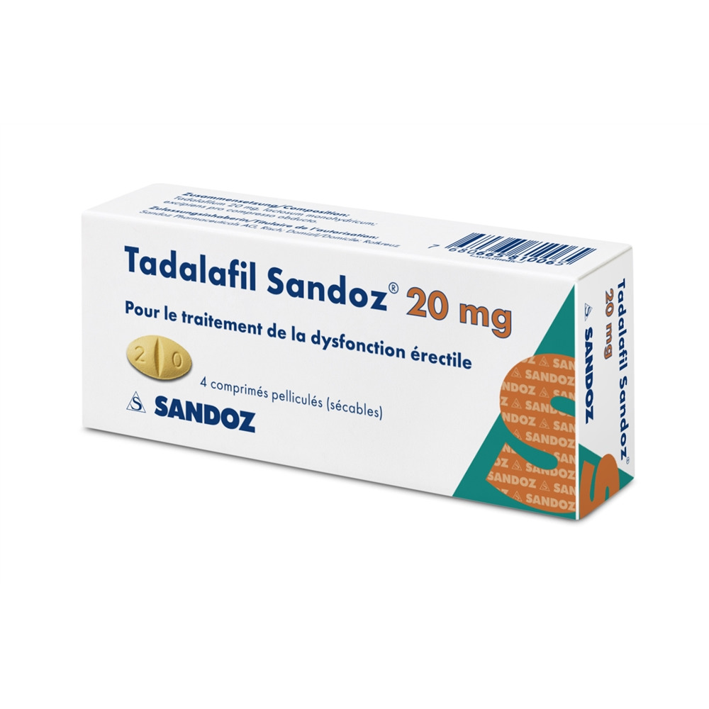 TADALAFIL Sandoz 20 mg, Bild 2 von 2