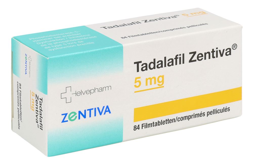 TADALAFIL Zentiva 5 mg, image principale TADALAFIL Zentiva 5 mg, image principale
