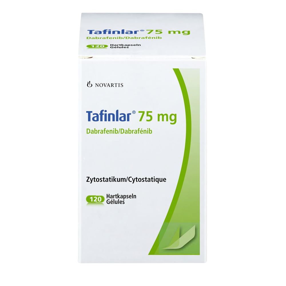 TAFINLAR Kaps 75 mg Ds 120 Stk, Hauptbild