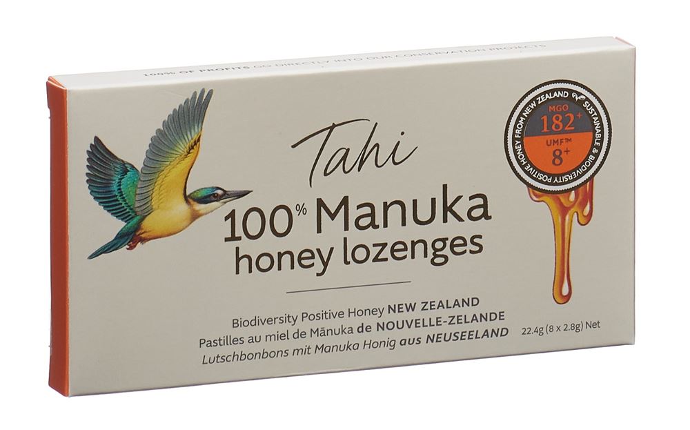 TAHI pastilles au miel de Manuka, image principale