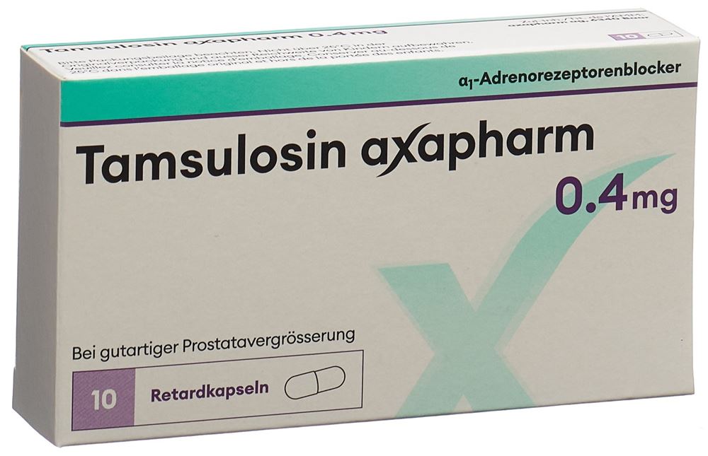 TAMSULOSINE axapharm 0.4 mg, Hauptbild