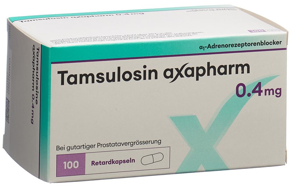TAMSULOSINE axapharm 0.4 mg, Hauptbild