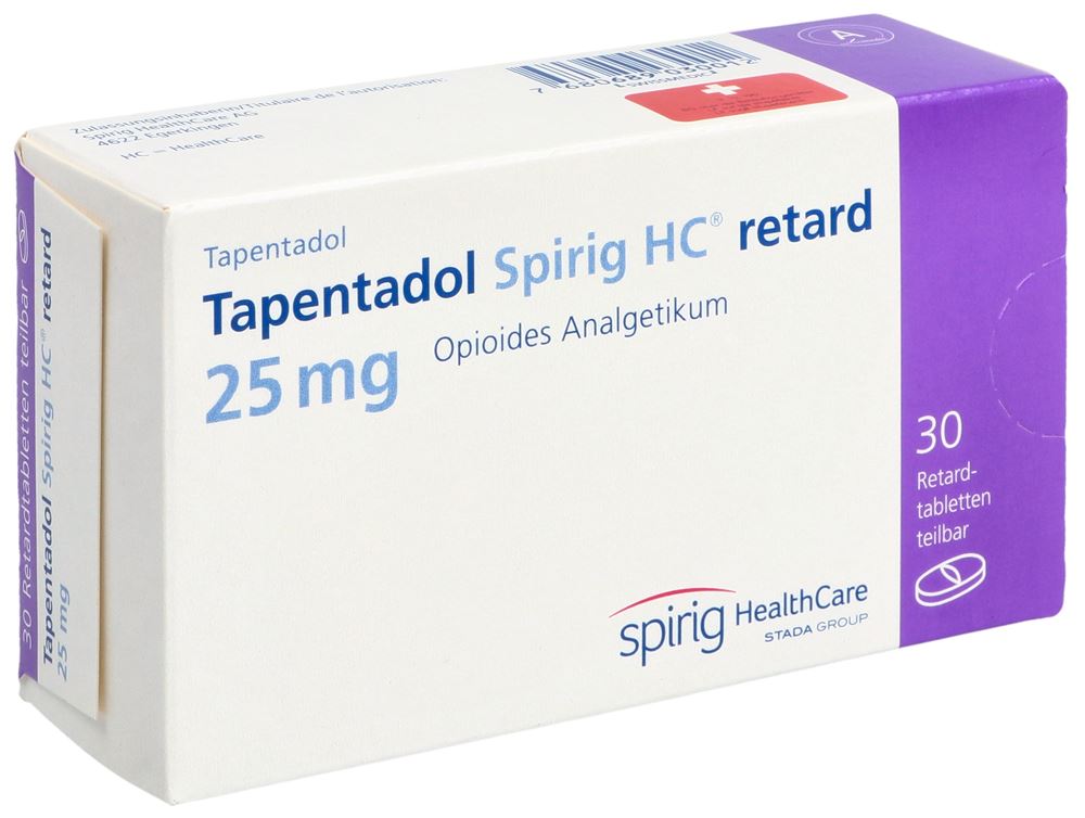 TAPENTADOL Spirig HC retard 25 mg