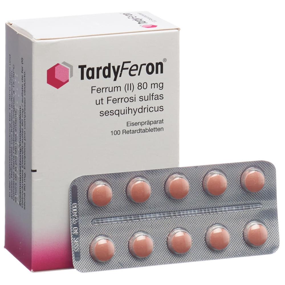 TARDYFERON cpr ret 80 mg blist 100 pce, image principale