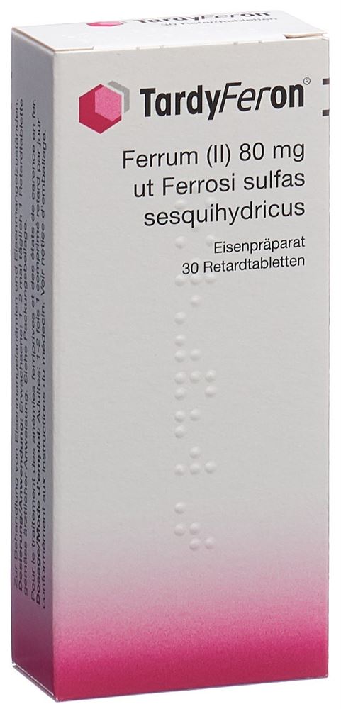TARDYFERON cpr ret 80 mg blist 30 pce