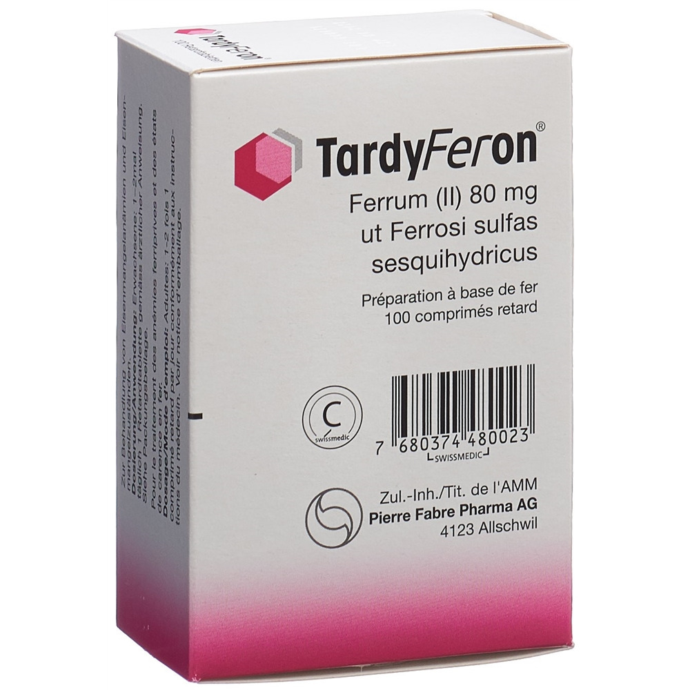 TARDYFERON Ret Tabl 80 mg Blist 100 Stk, Bild 4 von 4