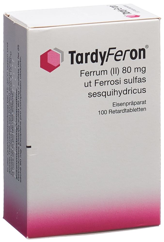 TARDYFERON Ret Tabl 80 mg Blist 100 Stk