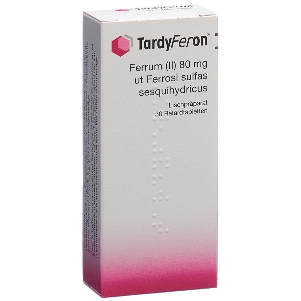 TARDYFERON Ret Tabl 80 mg Blist 30 Stk, Bild 2 von 4