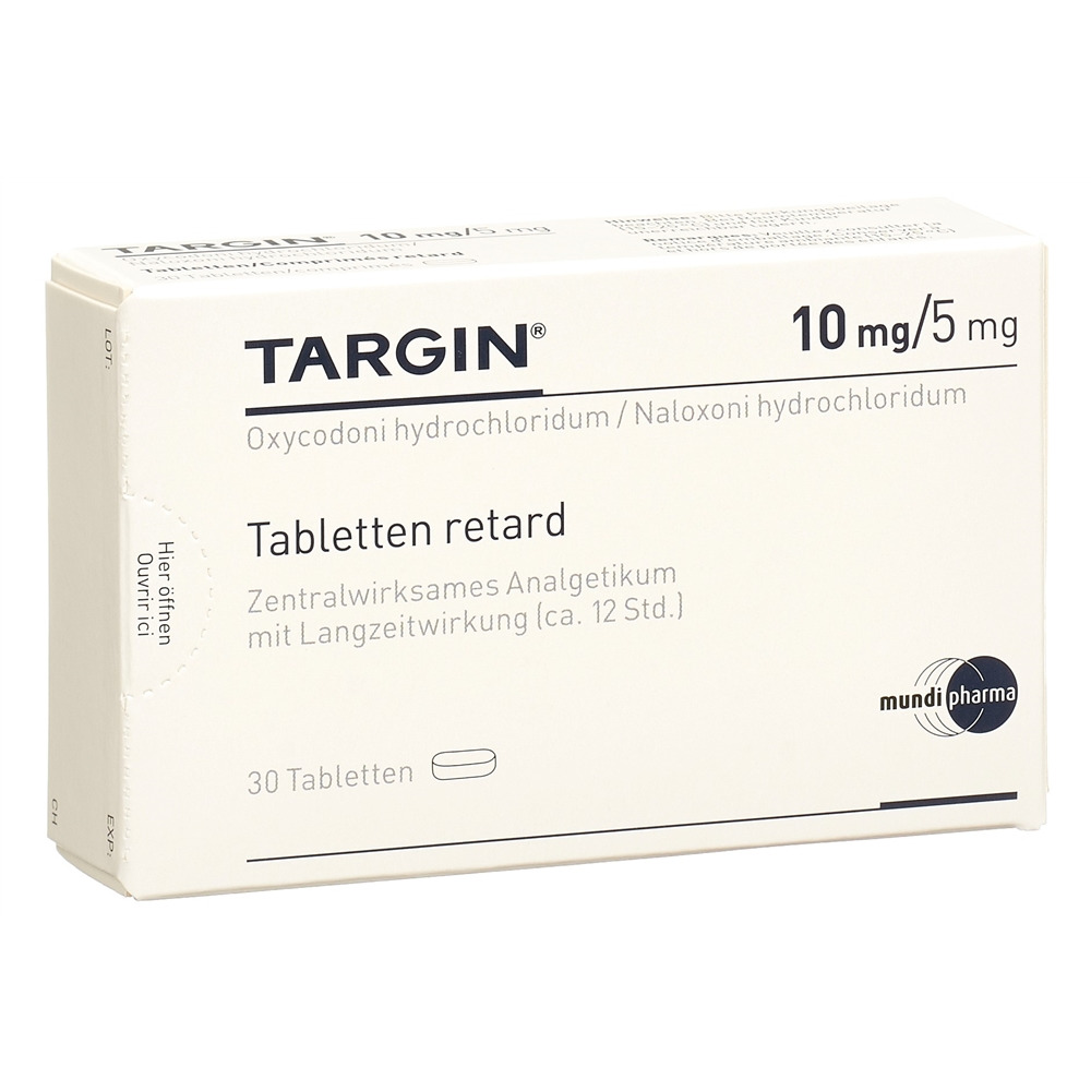 TARGIN cpr ret 10 mg/5 mg blist 30 pce, image principale