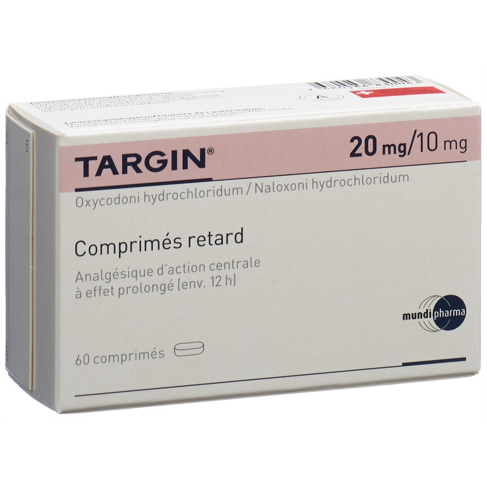 TARGIN cpr ret 20 mg/10 mg blist 60 pce, image 2 sur 2