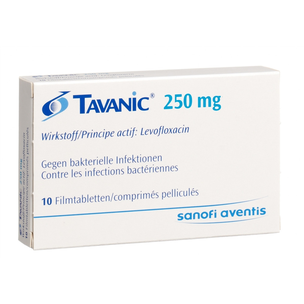 TAVANIC cpr 250 mg blist 10 pce, image principale