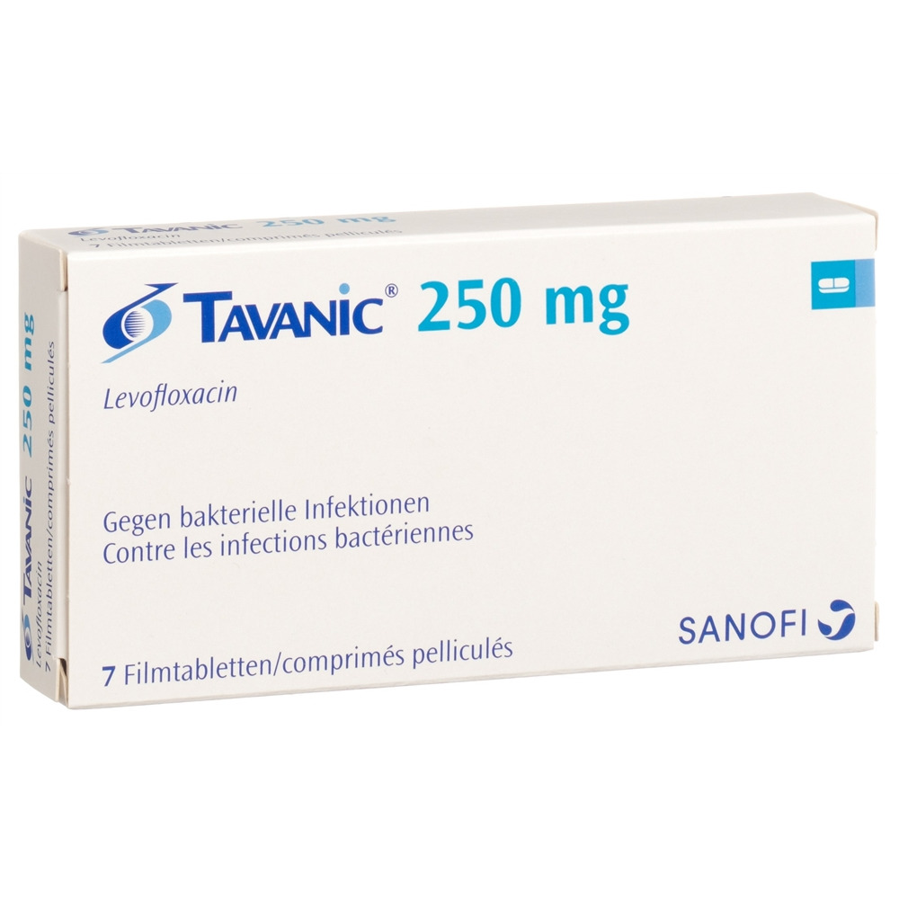 TAVANIC cpr 250 mg blist 7 pce, image principale