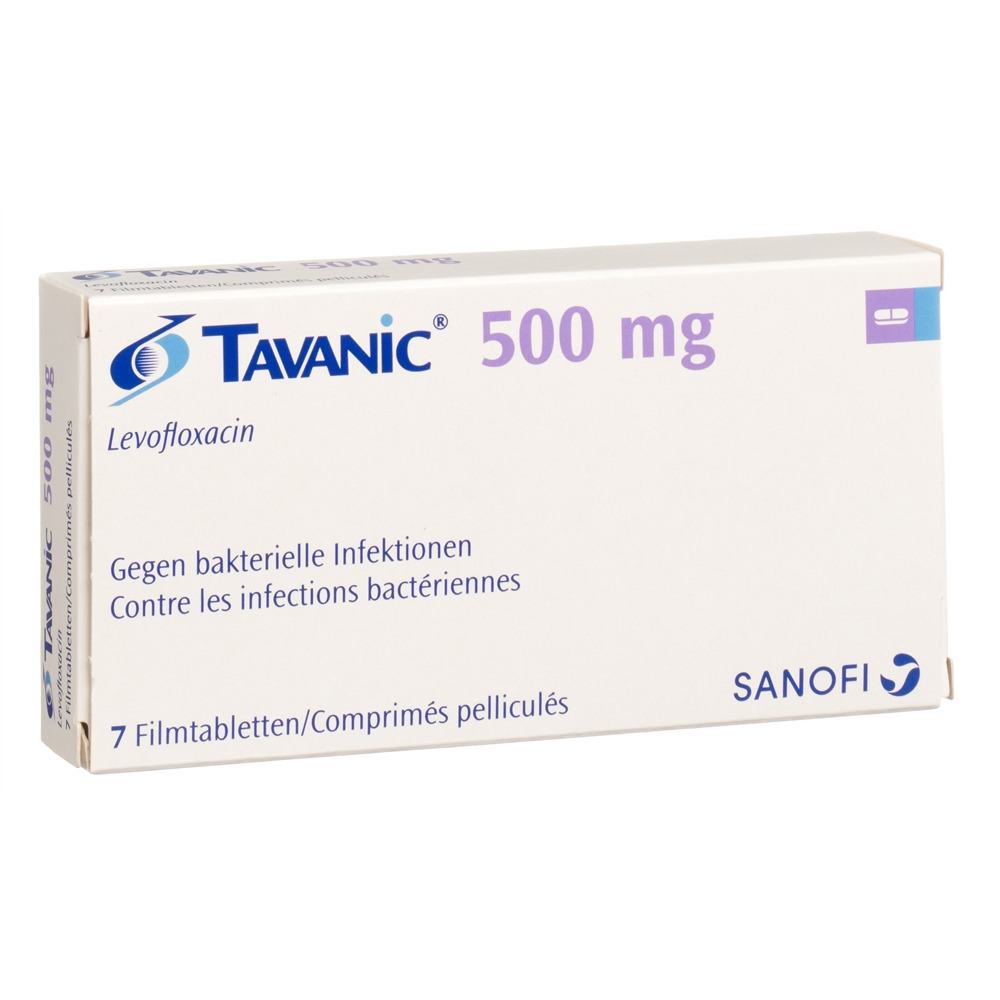 TAVANIC cpr 500 mg blist 7 pce, image principale