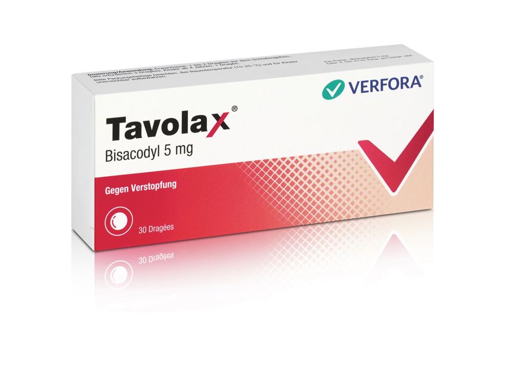 TAVOLAX Drag 5 mg Blist 30 Stk