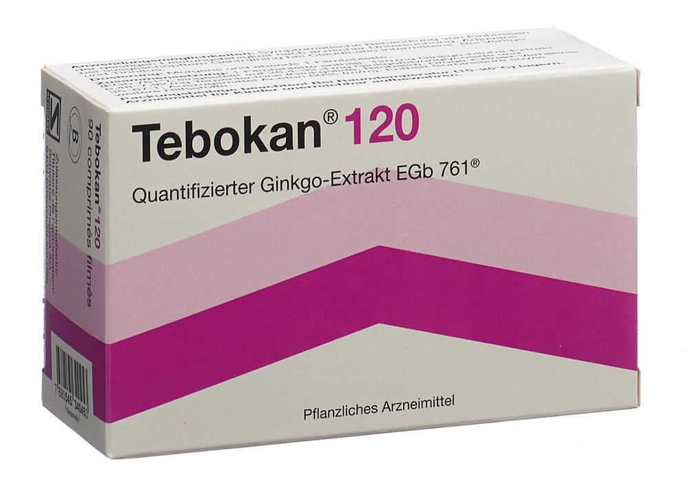 Tebokan Filmtabl 120 mg Blist 90 Stk, Hauptbild