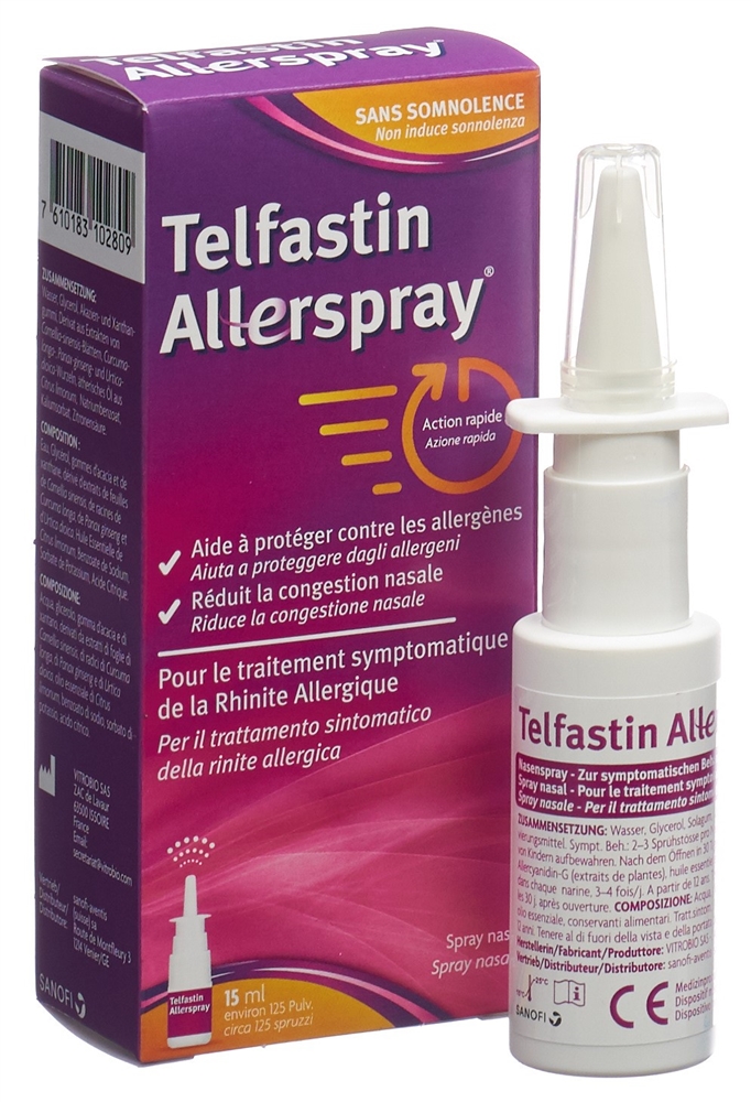 TELFASTIN spray nasal fl 15 ml, image 3 sur 5