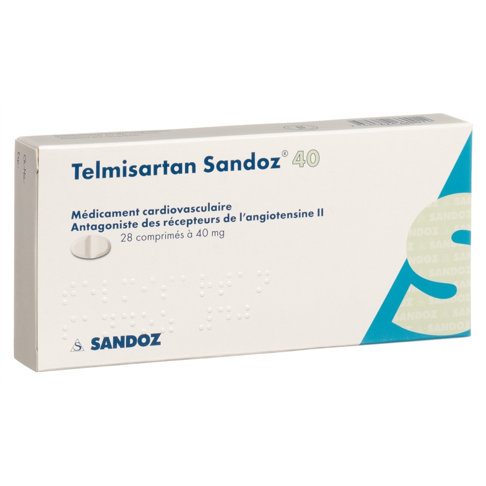 TELMISARTAN Sandoz 40 mg, image 2 sur 2