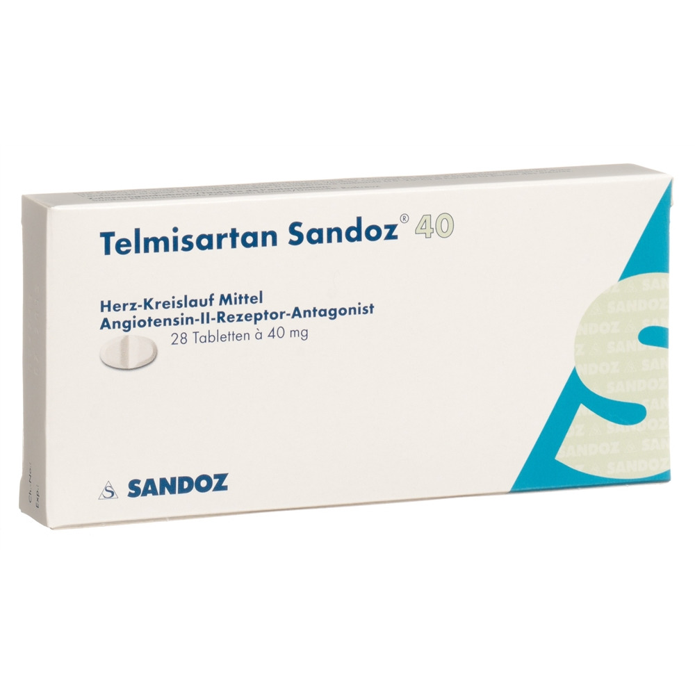 TELMISARTAN Sandoz 40 mg, image principale