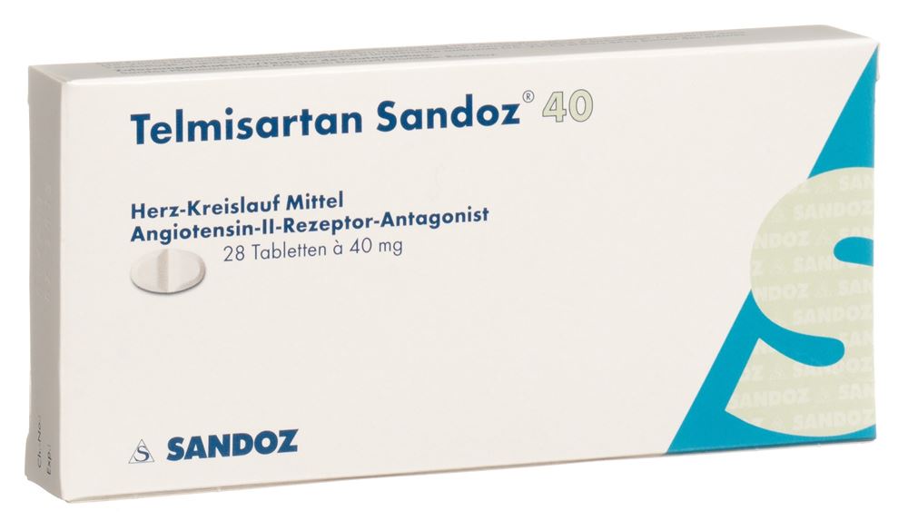 TELMISARTAN Sandoz 40 mg, image principale