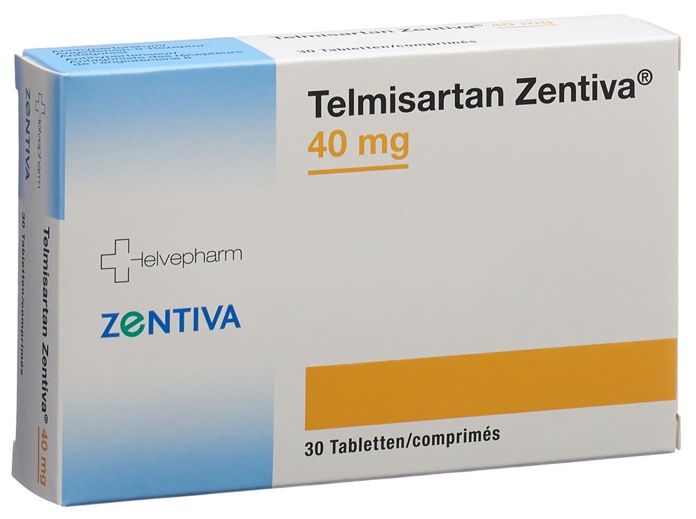 TELMISARTAN Zentiva 40 mg, image principale