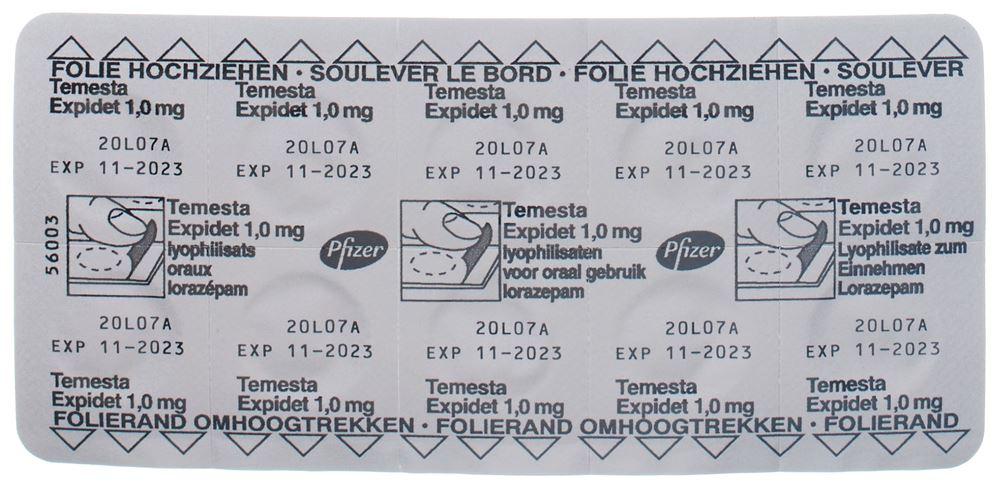 Temesta Expidet 1 mg, Bild 3 von 3