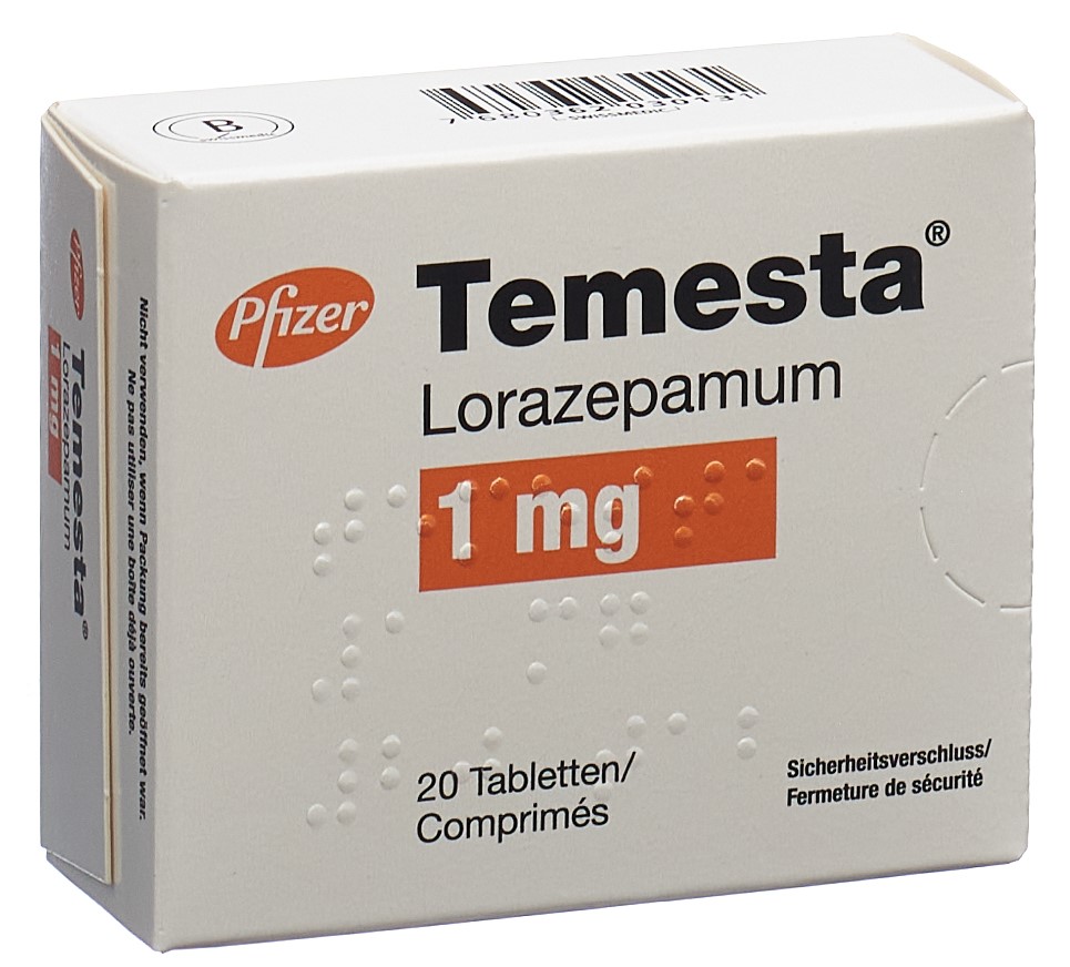 Temesta Tabl 1 mg Blist 20 Stk | Online bestellen