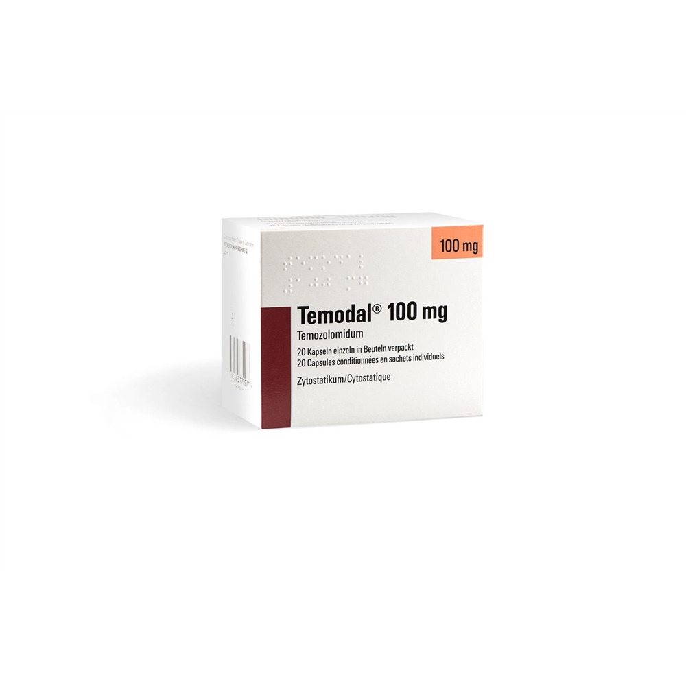 TEMODAL Kaps 100 mg Btl 20 Stk, Hauptbild