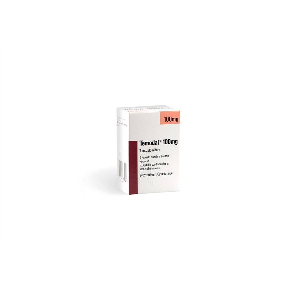TEMODAL Kaps 100 mg Btl 5 Stk, Hauptbild