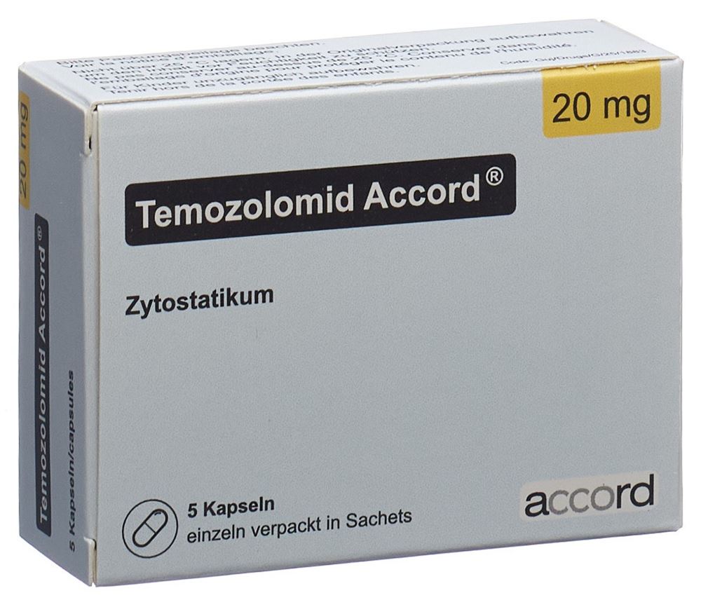 TEMOZOLOMIDE Accord 20 mg, image principale