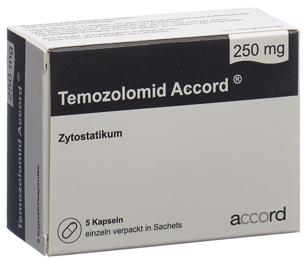 TEMOZOLOMIDE Accord 250 mg, Hauptbild