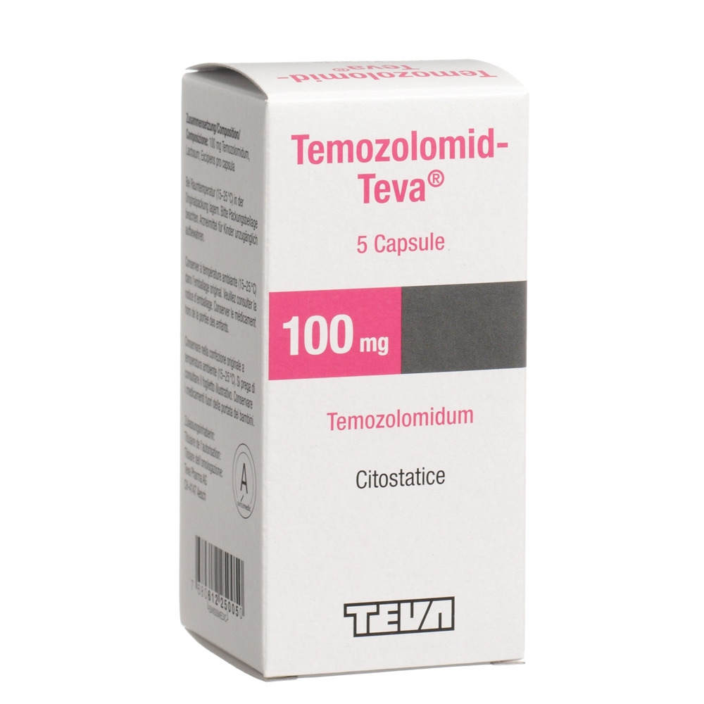 TEMOZOLOMIDE Teva 100 mg, Bild 2 von 2