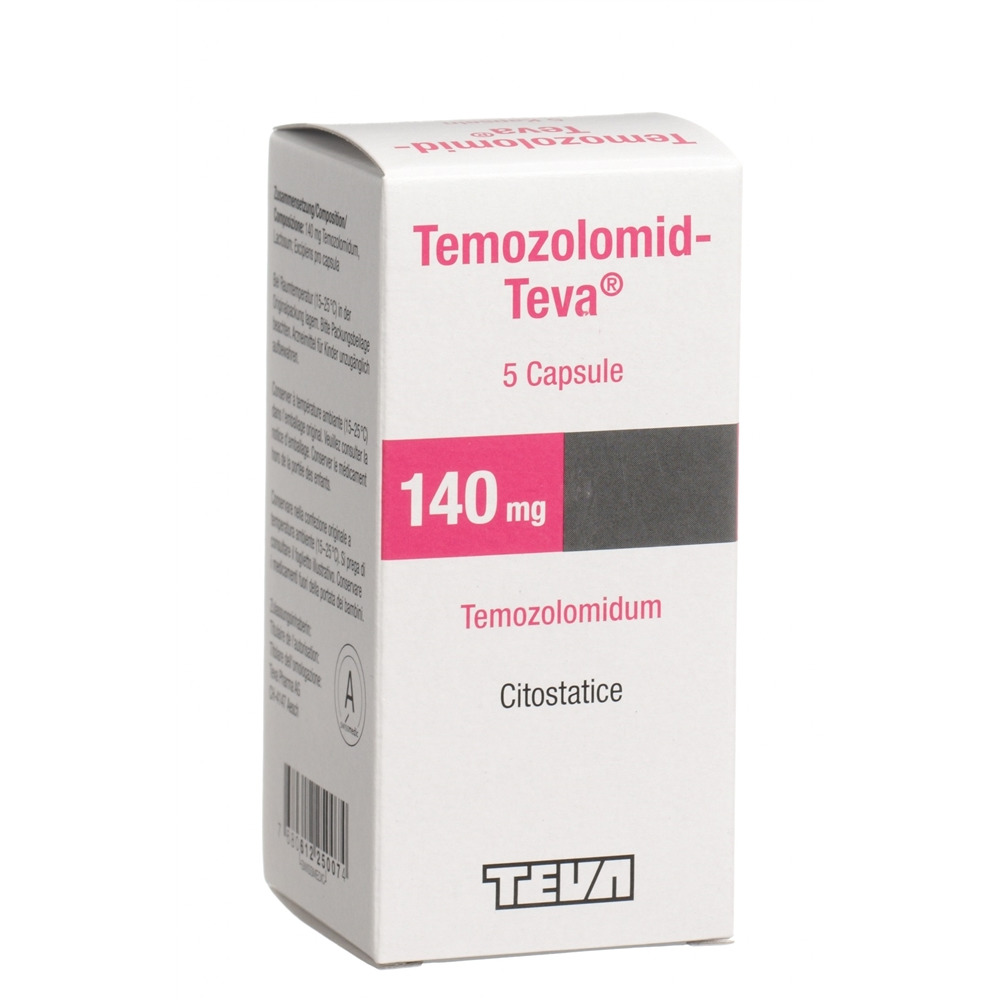 TEMOZOLOMIDE Teva 140 mg, Bild 2 von 2