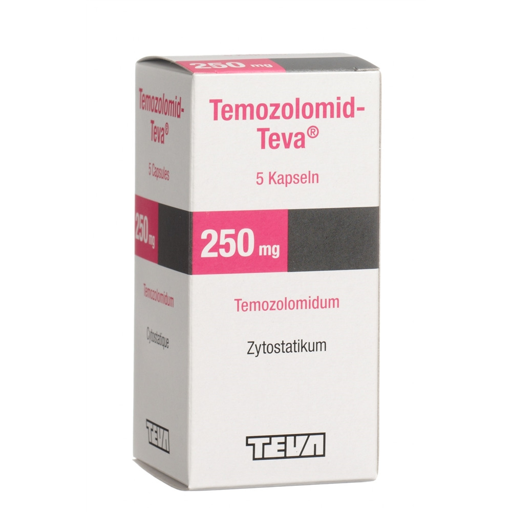 TEMOZOLOMIDE Teva 250 mg, Hauptbild