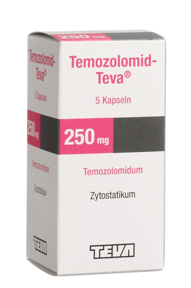 TEMOZOLOMIDE Teva 250 mg, Hauptbild