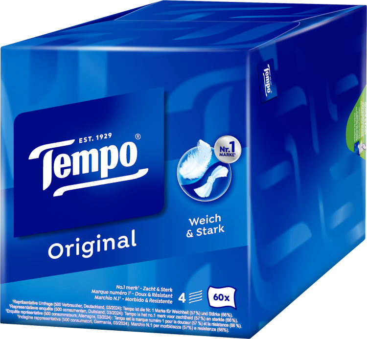 TEMPO mouchoirs Würfelbox
